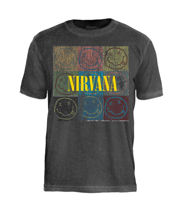 Camiseta Especial Nirvana Smiley