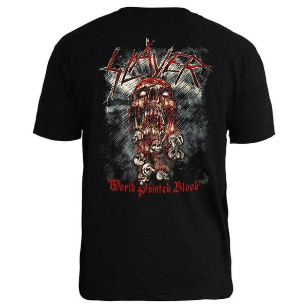 Camiseta PC Slayer World Painted Blood