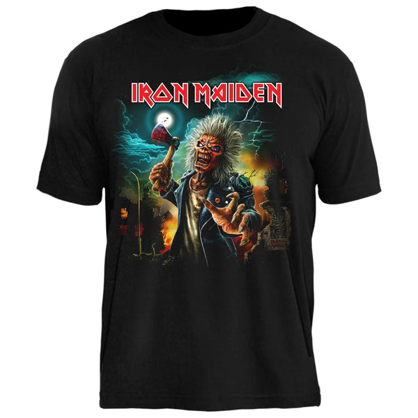Camiseta Iron Maiden Axe Eddie