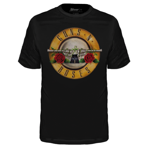 Camiseta Infantil Guns N' Roses Bullet Logo