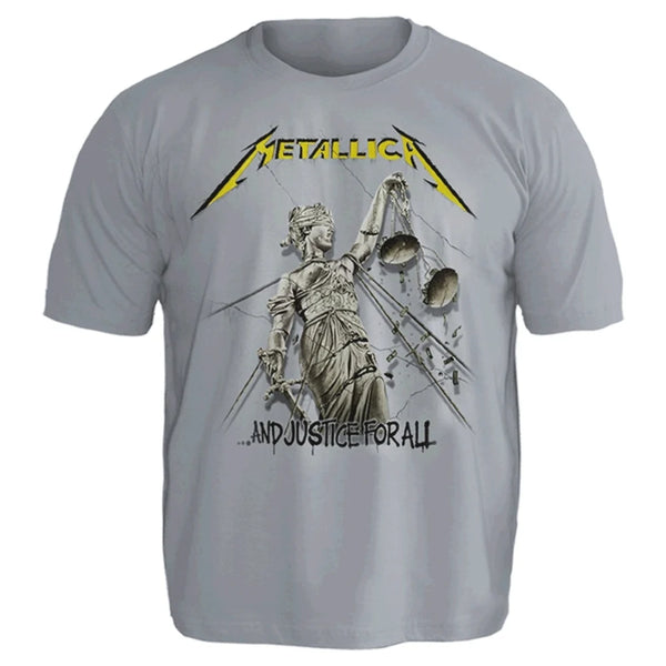 Camiseta Plus Size Metallica And Justice For All