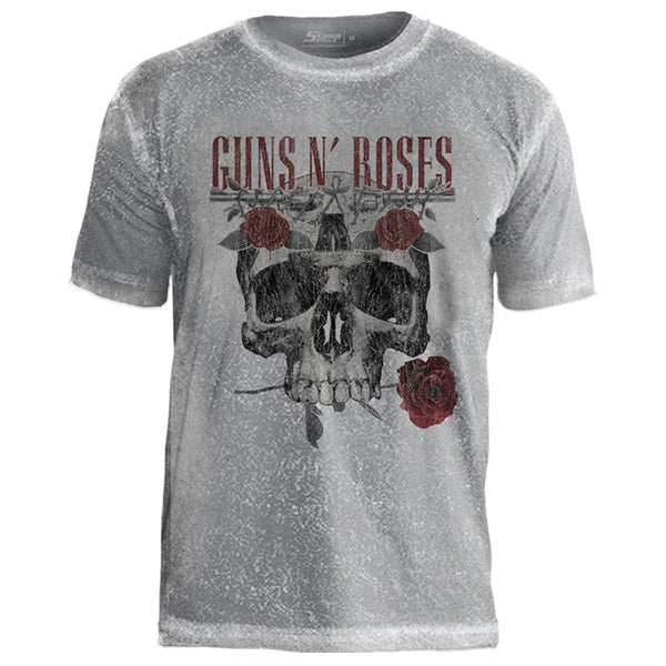 Camiseta Especial Guns N' Roses GNR Skull