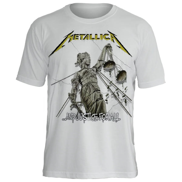 Camiseta Metallica And Justice For all