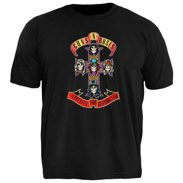 Camiseta Plus Size Guns N' Roses Appetite For Destruction