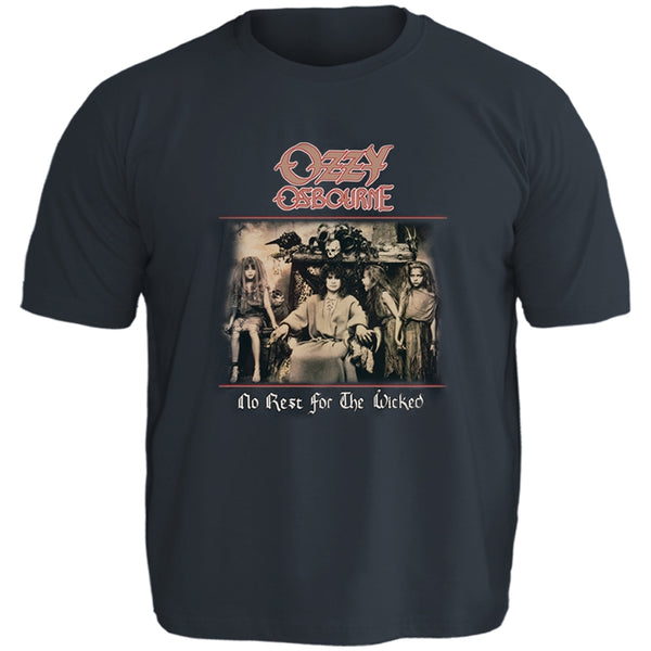 Camiseta Plus Size Ozzy Osbourne No Rest The Wicked