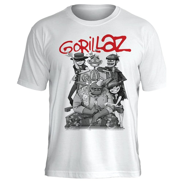Camiseta Gorillaz B&W