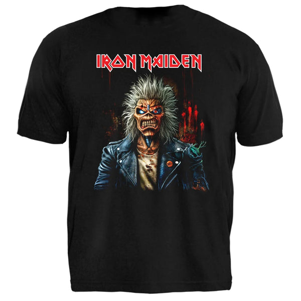 Camiseta Plus Size Iron Maiden Portrait