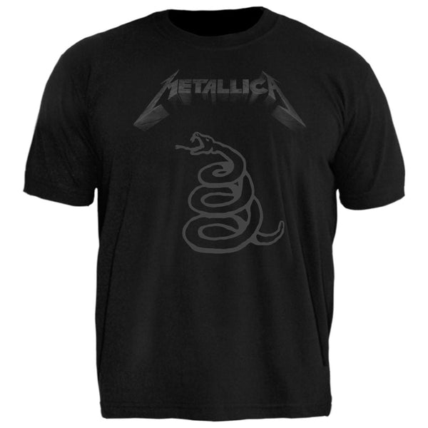 Camiseta Plus Size Metallica Black Album