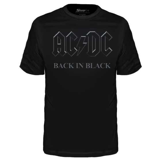 Camiseta Infantil AC/DC Back in Black