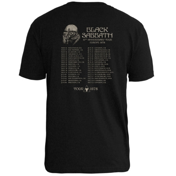 Camiseta Black Sabbath European Tour 78