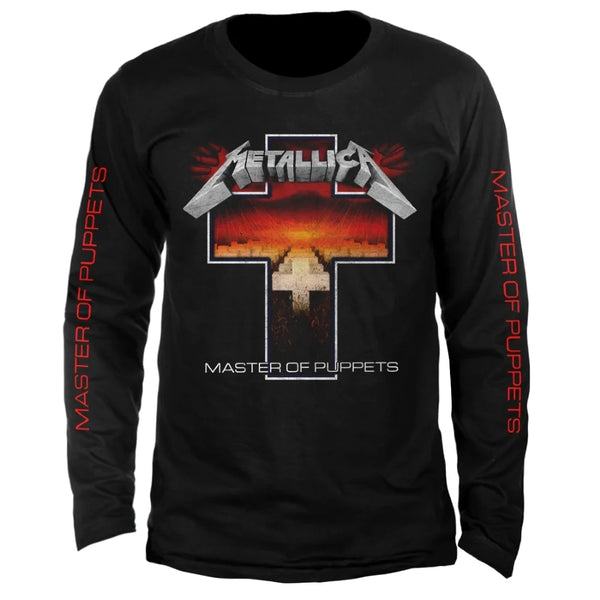 Camiseta Manga Longa Metallica Master Of Puppets