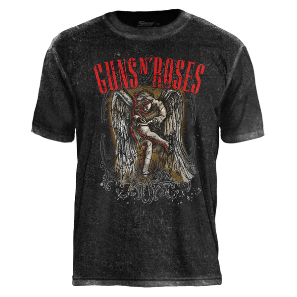 Camiseta Especial Guns N' Roses Sketched Cherub
