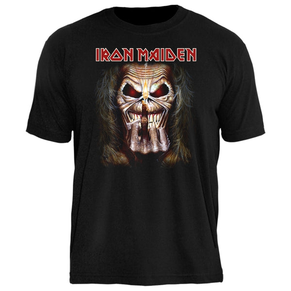 Camiseta Iron Maiden Middle Finger