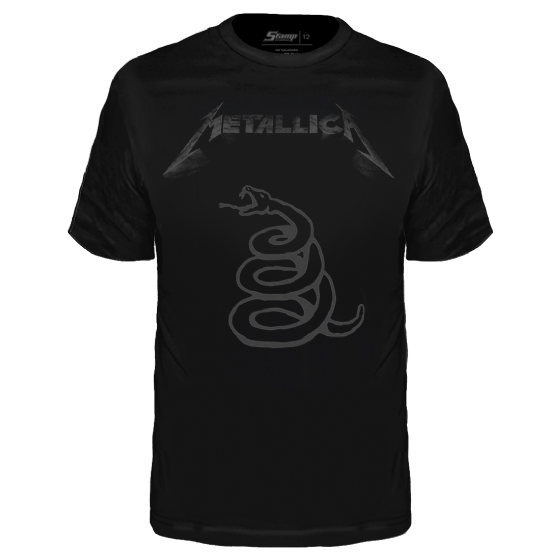 Camiseta Infantil Metallica Black Album
