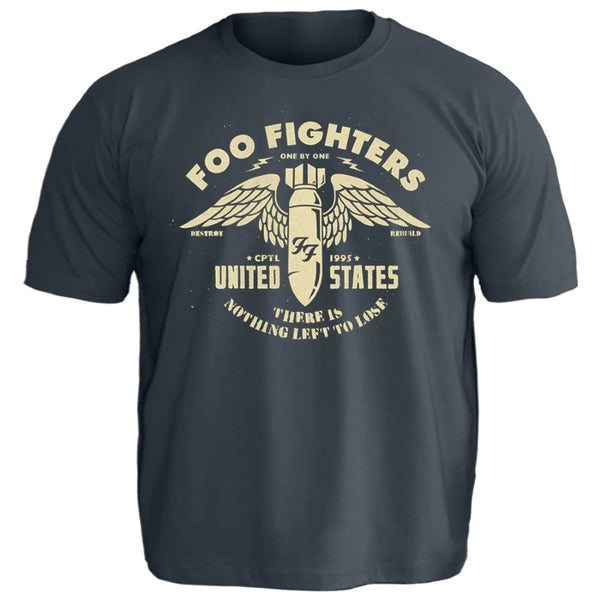 Camiseta Plus Size Foo Fighters One by One