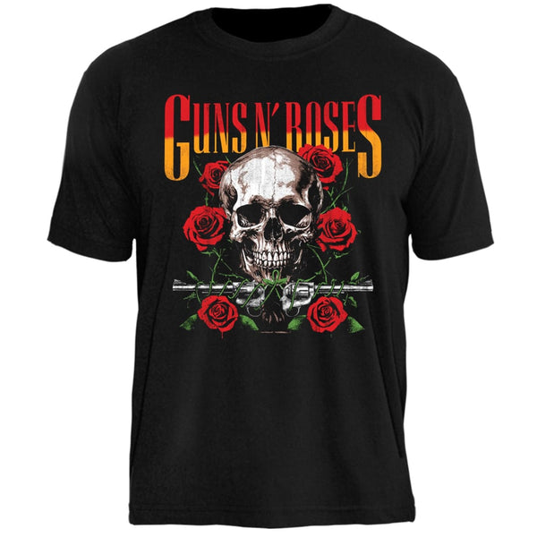 Camiseta Guns N' Roses Skull N' Roses