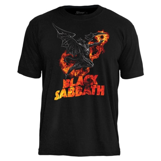 Camiseta Black Sabbath Henry Fogo