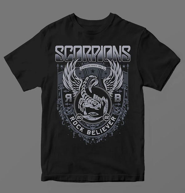 Camiseta Scorpions - Rock Believer