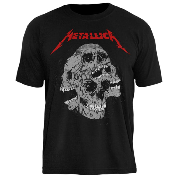Camiseta Camiseta Metallica Skulls Sketch
