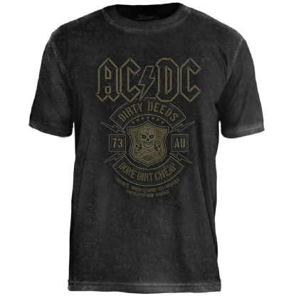 Camiseta Especial AC/DC Dirty Deeds