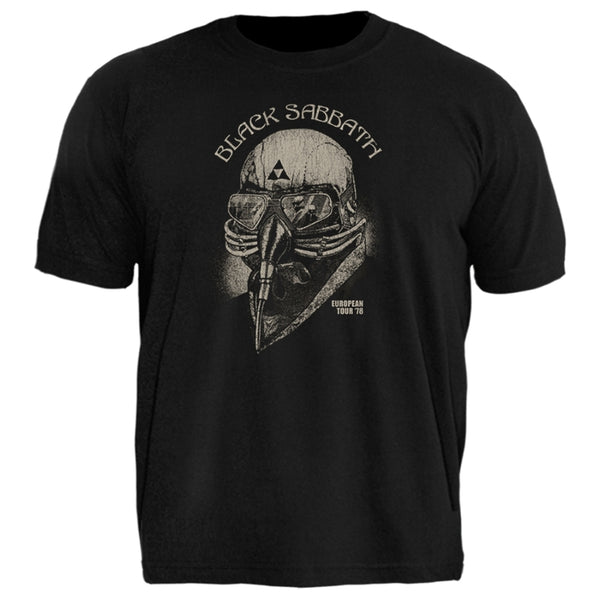 Camiseta Plus Size Black Sabbath European Tour 78
