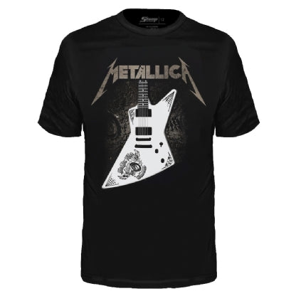 Camiseta Infantil Metallica Hetfield Guitar